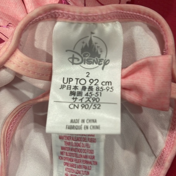 Disney Minnie Mouse pink swimsuit NWT , UPF 50+ - Picture 7 of 8